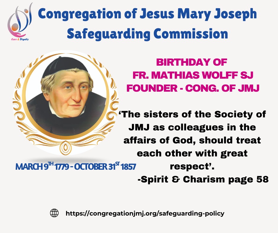 Birthday of Fr. Mathias Wolff SJ Founder